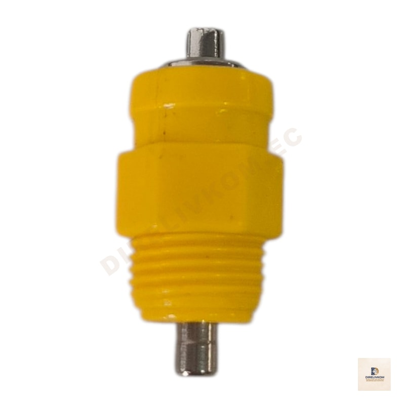Nipple amarillo enroscable - Línea de Agua/Pollo