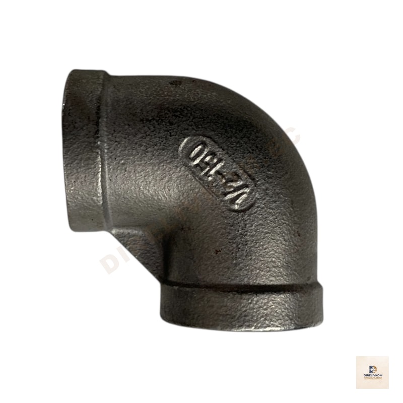 Codo de AC inox de 1/2
