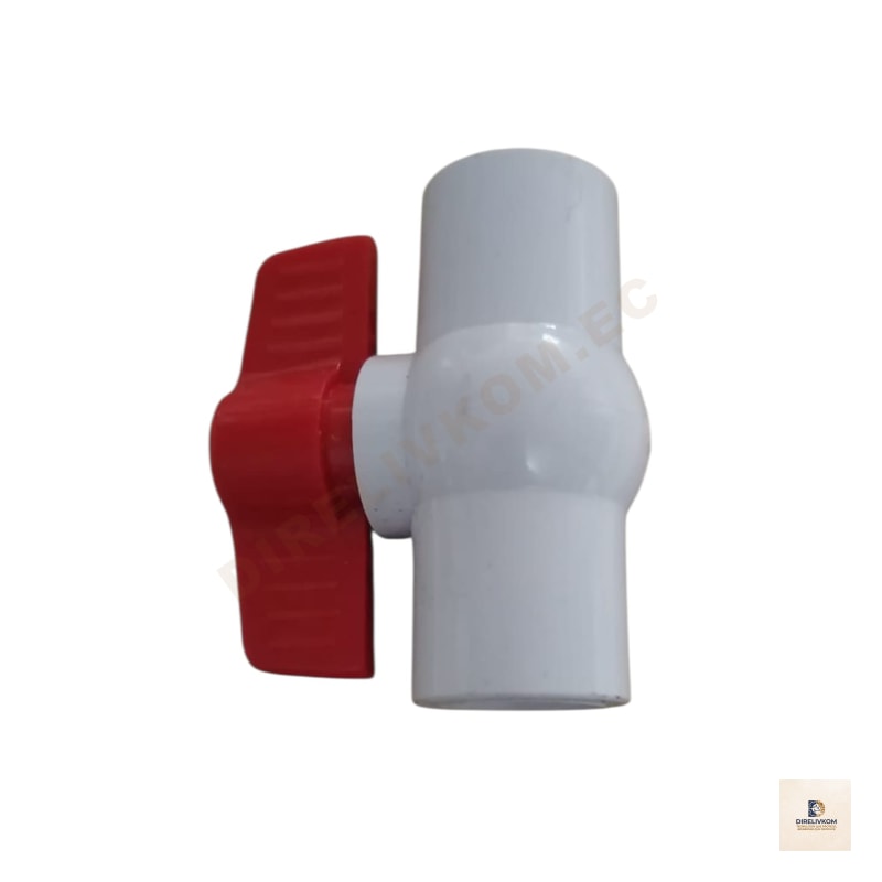 Llave de paso de PVC de 1/2