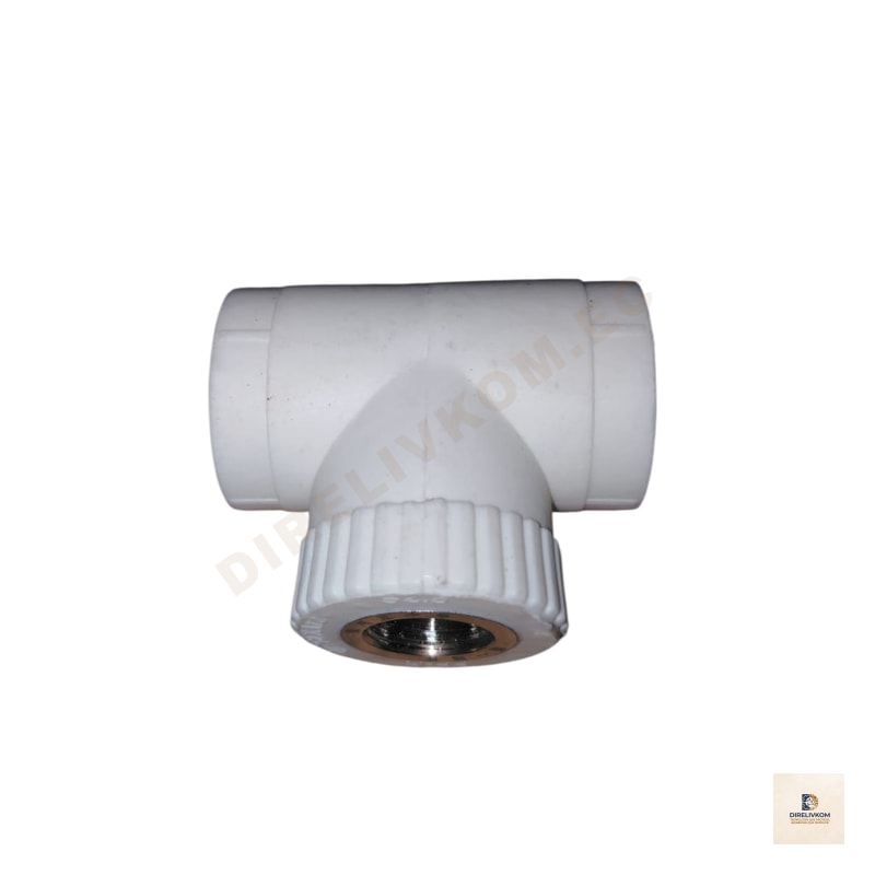 Tee de pvc de 32*1/2 con salida rosda metálica