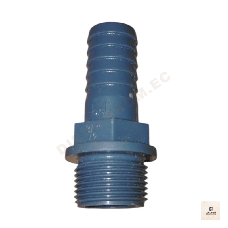 Adaptador reductor de 3/4 rosca macho a 2.0 espiga