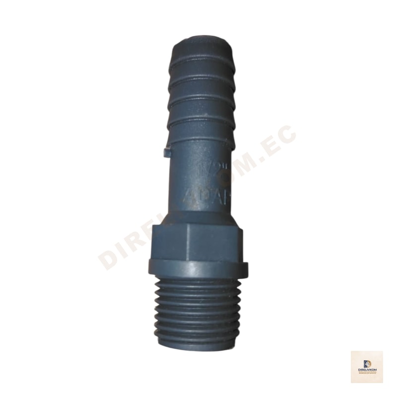 Adaptador de 1/2 rosca macho a 1/2 espiga