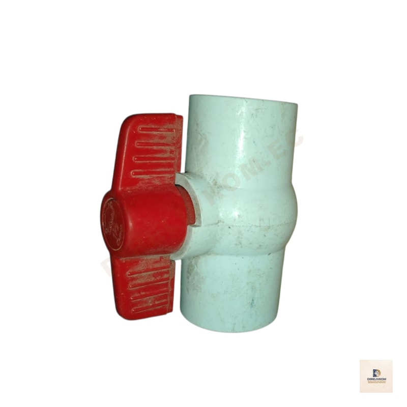 Llave de paso de PVC de 2"