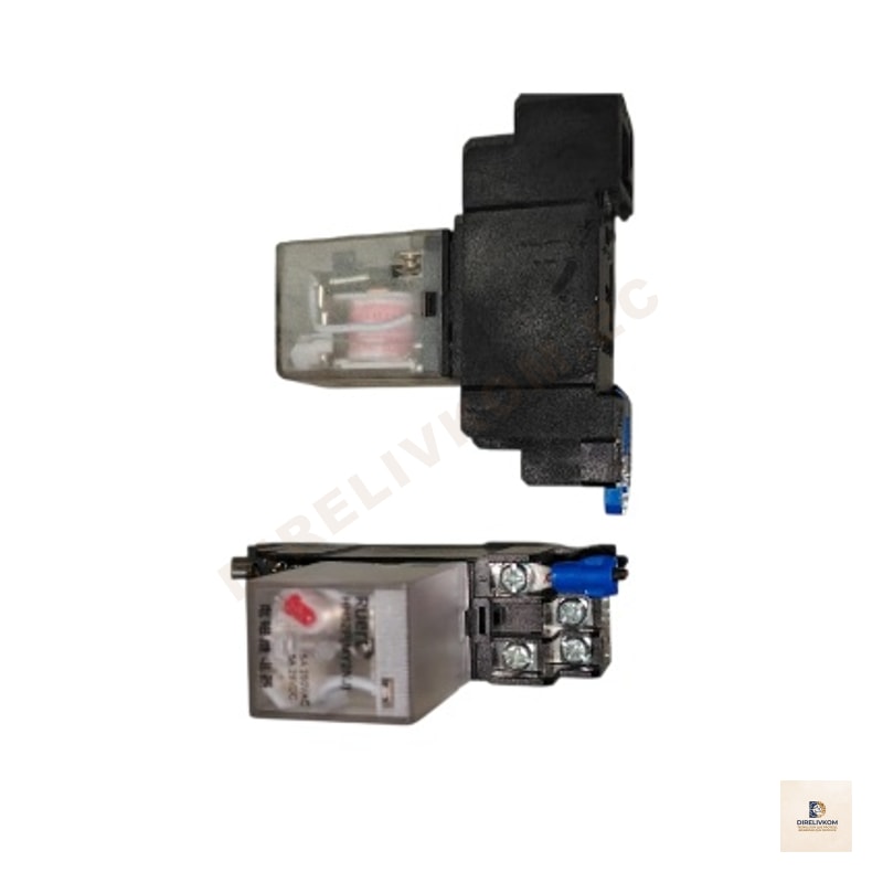 Relé Industrial Electromagnético  4 Polos/15/A /12/V - 24/V / 110/V - 220/V